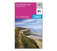 Ordnance Survey Landranger 101 Scarborough, Bridlington & Filey Map With Digital Version One Size