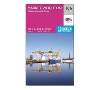 Ordnance Survey Landranger 106 Market Weighton, Goole & Stamford Bridge Map With Digital Version One Size