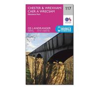 Ordnance Survey Landranger 117 Chester & Wrexham, Ellesmere Port Map With Digital Version One Size