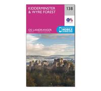 Ordnance Survey Landranger 138 Kidderminster & Wyre Forest Map With Digital Version One Size