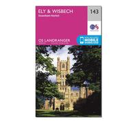 Ordnance Survey Landranger 143 Ely & Wisbech, Downham Market Map With Digital Version, Pink One Size