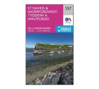 Ordnance Survey Landranger 157 St David's & Haverfordwest Map With Digital Version, Pink One Size