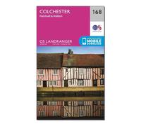 Ordnance Survey Landranger 168 Colchester, Halstead & Maldon Map With Digital Version, Pink One Size