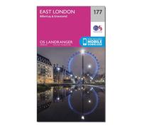 Ordnance Survey Landranger 177 East London, Billericay & Gravesend Map With Digital Version, Pink One Size