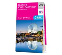 Ordnance Survey Landranger - 202 Torbay & South Dartmoor (Totnes & Salcombe) - Sheet 202