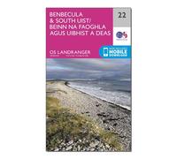 Ordnance Survey Landranger 22 Benbecula & South Uist Map With Digital Version, Pink One Size