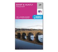 Ordnance Survey Landranger 29 Banff & Huntly Map One Size