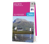 Ordnance Survey Landranger - 41 Ben Nevis (Fort William & Glen Coe) - Sheet 41