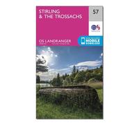 Ordnance Survey Landranger 57 Stirling & The Trossachs Map With Digital Version One Size