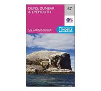 Ordnance Survey Landranger 67 Duns, Dunbar & Eyemouth Map With Digital Version One Size