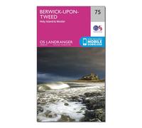 Ordnance Survey Landranger 75 Berwick-upon-Tweed Map With Digital Version, Pink One Size