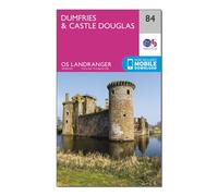 Ordnance Survey Landranger 84 Dumfries & Castle Douglas Map With Digital Version, Pink One Size