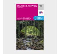 Ordnance Survey Landranger 90 Penrith & Keswick, Ambleside Map With Digital Version, Pink One Size