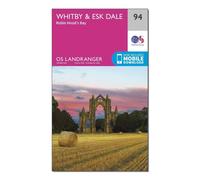 Ordnance Survey Landranger 94 Whitby, Esk Dale & Robin Hood's Bay Map With Digital Version One Size