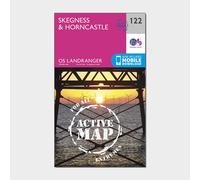 Ordnance Survey Landranger Active 122 Skegness & Horncastle Map With Digital Version - Pink, Pink