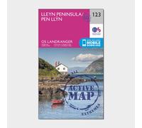 Ordnance Survey Landranger Active 123 Lleyn Peninsula Map With Digital Version One Size
