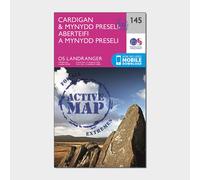Ordnance Survey Landranger Active 145 Cardigan & Mynydd Preseli Map With Digital Version, Pink One Size