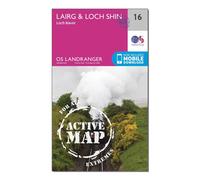Ordnance Survey Landranger Active 16 Loch Assynt, Lochinver & Kylesku Map With Digital Version, Pink One Size