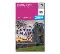 Ordnance Survey Landranger Active 172 Bristol & Bath, Thornbury & Chew Magna Map With Digital Version, Pink One Size