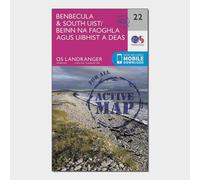 Ordnance Survey Landranger Active 22 Benbecula & South Uist Map With Digital Version One Size