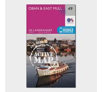 Ordnance Survey Landranger Active 49 Oban & East Mull Map With Digital Version One Size