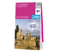 Ordnance Survey Landranger Active (59) St Andrews Kirkcaldy & Glenrothes Colour: 59, Size: Any