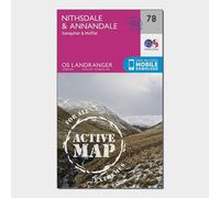 Ordnance Survey Landranger Active 78 Nithsdale & Annandale, Sanquhar & Moffat Map With Digital Version One Size