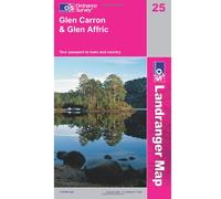 Ordnance Survey Landranger Active Map 25 Glen Carron and Glen Affric NOA One Size