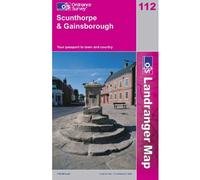 Ordnance Survey Landranger Map 112 Scunthorpe & Gainsborough (2002