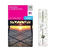 Ordnance Survey Landranger Map 122 ~ Skegness & Horncastle (Folded Paper Version) with free distance ruler