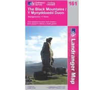 Ordnance Survey Landranger Map 161 The Black Mountains (OLDER)