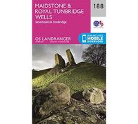 Ordnance Survey Landranger Map 188 Maidstone & Royal Tunbridge Wel