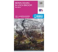 Ordnance Survey Landranger Map 20 Beinn Dearg and Loch Broom NOA One Size