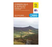 Ordnance Survey OL 62 Explorer Coreen Hills & Glenlivet Map One Size