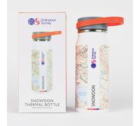 Ordnance Survey Snowdon Thermal Bottle, White One Size