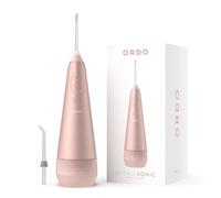 Ordo Water Flossers for Teeth Cordless, IPX7 Waterproof Oral Irrigator, 3 Pressure Settings, Portable, Rechargeable Electric Flosser, Dental Professional Recommended - Rose Gold