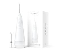 Ordo Water Flossers for Teeth, Cordless IPX7 Waterproof Oral Irrigator, 3 Pressure Settings, Portable, Rechargeable Electric Sonic Flosser, Dental Professional Recommended, White