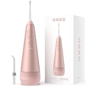 Ordo Water Flossers for Teeth, Cordless IPX7 Waterproof Oral Irrigator, 3 Pressure Settings, Portable, Rechargeable Electric Sonic Flosser, Dental Professional Recommended, Rose Gold