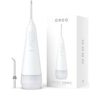 Ordo Water Flossers for Teeth, Cordless IPX7 Waterproof Oral Irrigator, 3 Pressure Settings, Portable, Rechargeable Electric Sonic Flosser, Dental Professional Recommended, White