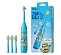ORDO Minions Kids Electric Toothbrush, Sonic Toothbrush, Pack of 4, Blue