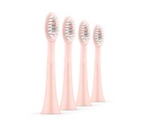 Ordo Replacement Sonic Toothbrush Heads with Pulse Technology, Deep Clean Bristles, Adults, Pack of 4, Petal