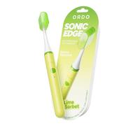 ORDO Sonic Edge Rechargeable Electric Toothbrush for Adults, Compact Sonic Toothbrush with USB-C, 6+ Weeks Battery, Travel Cap, 1 Brush Head & Cable (Lime Sorbet)