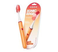 ORDO Sonic Edge Rechargeable Electric Toothbrush for Adults, Compact Sonic Toothbrush with USB-C, 6+ Weeks Battery, Travel Cap, 1 Brush Head & Cable (Peach Sunrise)