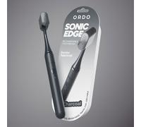 Ordo Sonic Edge Rechargeable Electric Toothbrush, Portable Travel Design, Lightweight, USB-C Charge, Two Minutes Timer, Quad Pacer, Charcoal
