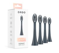 Ordo Sonic Electric Brush Heads Charcoal Grey 4 Pack pack
