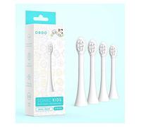 ORDO Sonic Squishmallows Kids Toothbrush Heads for Electric Rechargeable Toothbrush, Soft Bristles, for Children Ages 4 and Up, White (Pack of 4)