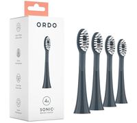 Ordo Sonic Replacement Toothbrush Head - Pack of 4, Charcoal Grey