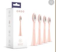 Ordo Sonic ROSE GOLD Electric Replacement Toothbrush Brush Heads 4 Pack