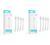 ORDO Sonic Squishmallows Kids Toothbrush Heads for Electric Rechargeable Toothbrush, Soft Bristles, for Children Ages 4 and Up, White (Pack of 8)