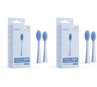 Ordo Squishmallows 2 Replacement Brush Heads for Battery Toothbrush, Soft Bristles, Gift for Kids Aged 4 Years and Up, Samir (Pack of 2)